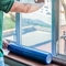 Phim bảo vệ bề mặt PE chống trầy xước trong suốt màu xanh trong suốt cho cửa sổ và tường kính