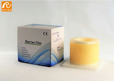 Giá tốt. Clear PE Medical Nha Barrier Film Roll Acrylic Keo dính 4x6 Inch Logo tùy chỉnh trực tuyến