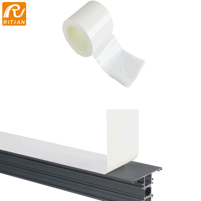 Giá tốt. Màng bảo vệ PE phun cát 0,08mm cho cấu hình nhôm Windows có in trực tuyến