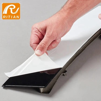 Giá tốt. Màng tự dính màu trắng sữa để bảo vệ bề mặt nhôm trực tuyến
